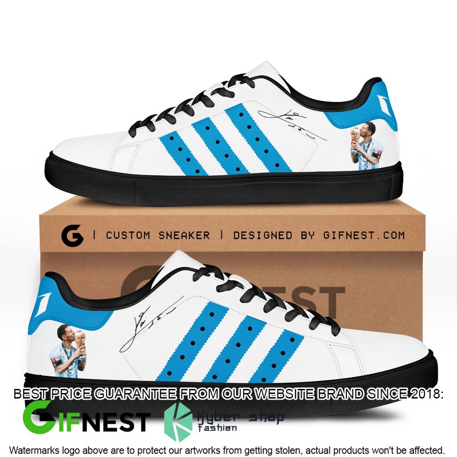Lionel Messi Champion World Cup 2022 Stan Smith Shoes
