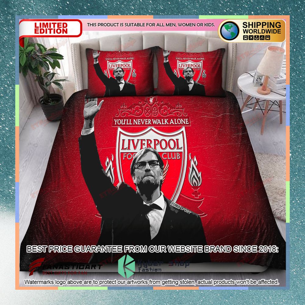 Liverpool FC You'll Never Walk Alone Bedding Set 3 Liverpool FC You'll Never Walk Alone Bedding Set word2