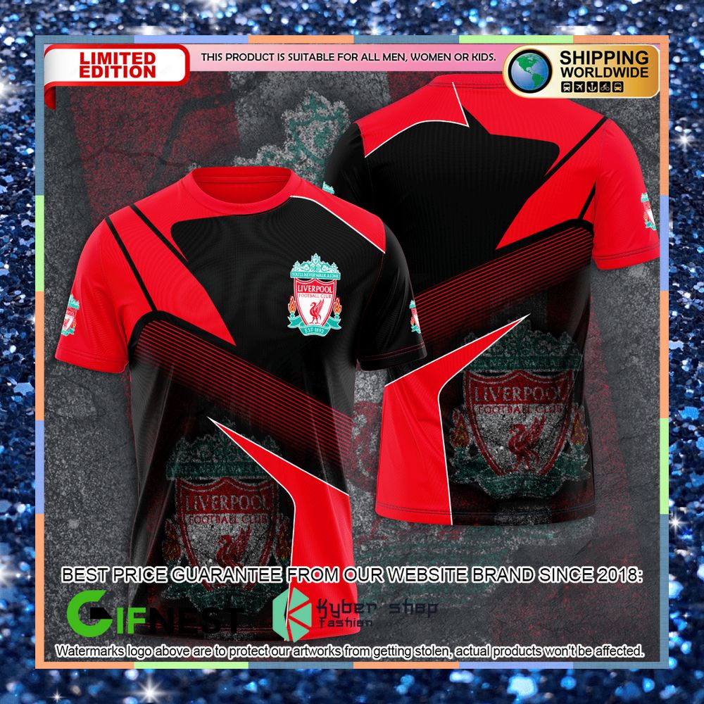 Liverpool Football Club 3D Hoodie, T-shirt 3 Liverpool Football Club 3D Hoodie, T-shirt word3