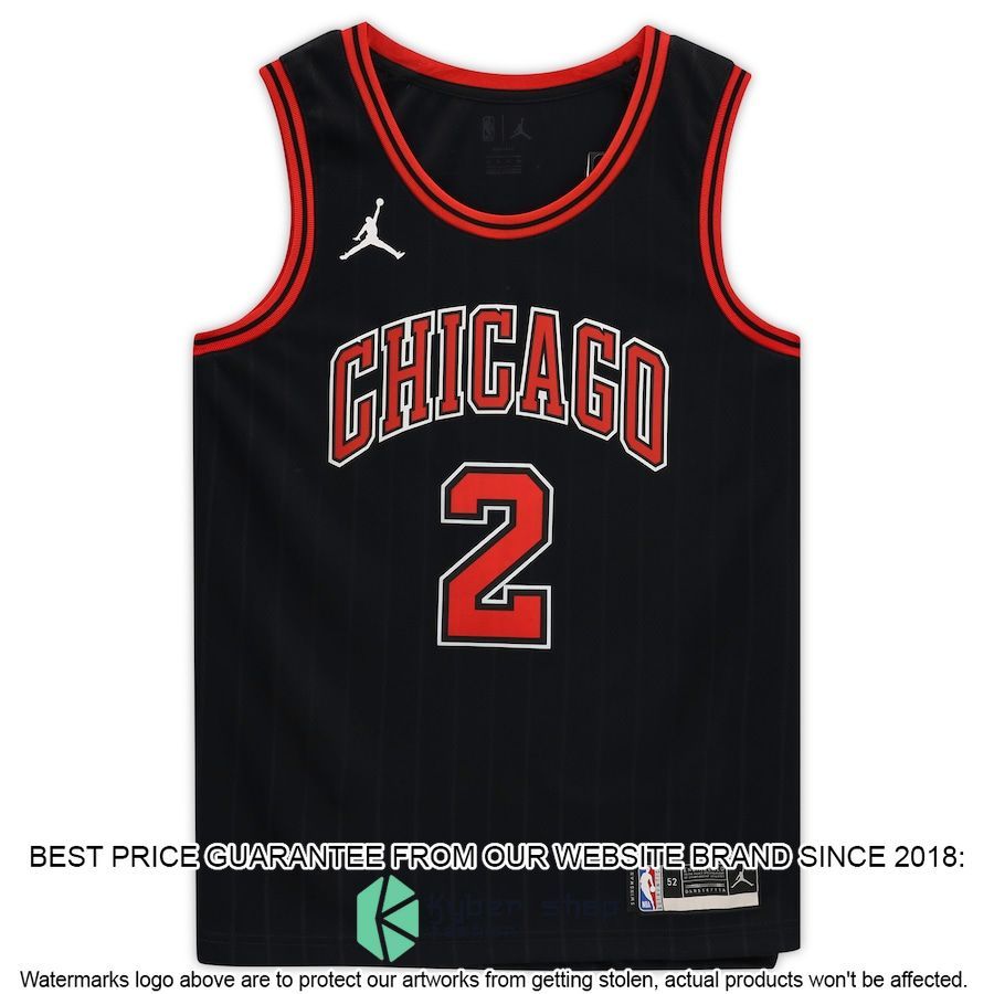 Lonzo Ball Chicago Bulls Jordan Brand 2021-22 Black Basketball Jersey 3 Lonzo Ball Chicago Bulls Jordan Brand 2021-22 Black Basketball Jersey word2