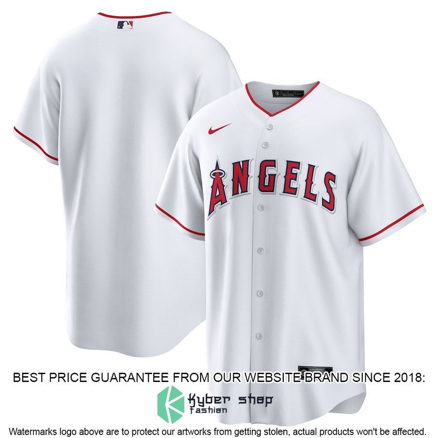 Los Angeles Angels Home Team White Baseball Jersey