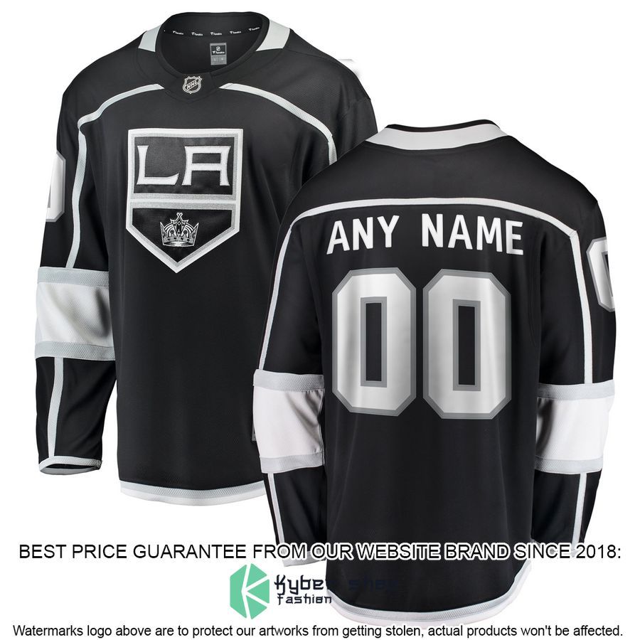 Los Angeles Kings Away Custom White Hockey Jersey 5 Los Angeles Kings Away Custom White Hockey Jersey word1