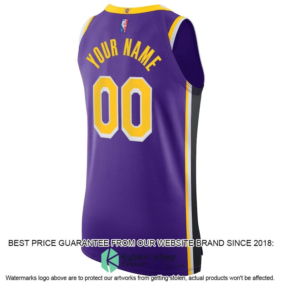 Los Angeles Lakers Jordan Brand 2021-22 Diamond Custom Purple Basketball Jersey 3 Los Angeles Lakers Jordan Brand 2021-22 Diamond Custom Purple Basketball Jersey word3