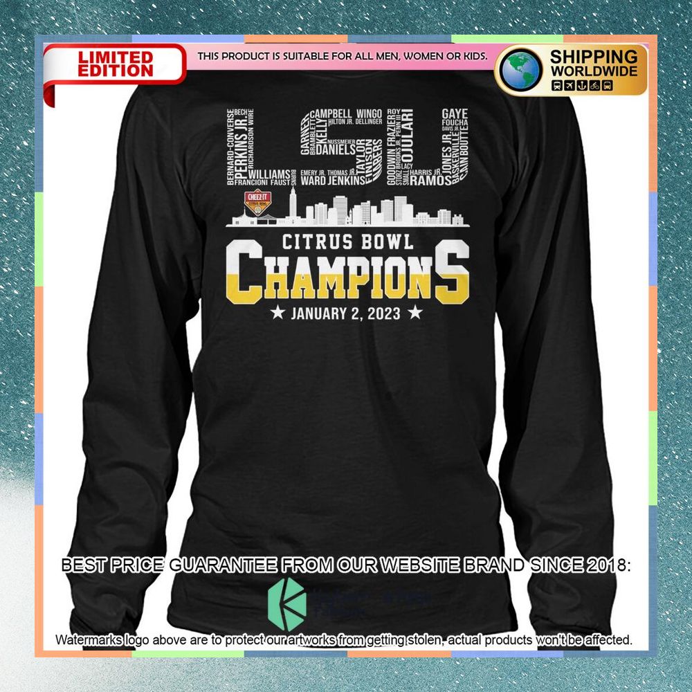 LSU Citrus Bowl Champions Shirt, Hoodie 11 LSU Citrus Bowl Champions Shirt, Hoodie word1
