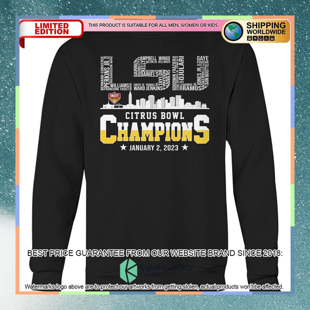 LSU Citrus Bowl Champions Shirt, Hoodie 13 LSU Citrus Bowl Champions Shirt, Hoodie word1