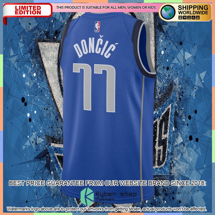 Luka Doncic Dallas Mavericks Nike 2020-21 Royal Basketball Jersey 6 Luka Doncic Dallas Mavericks Nike 2020-21 Royal Basketball Jersey word2