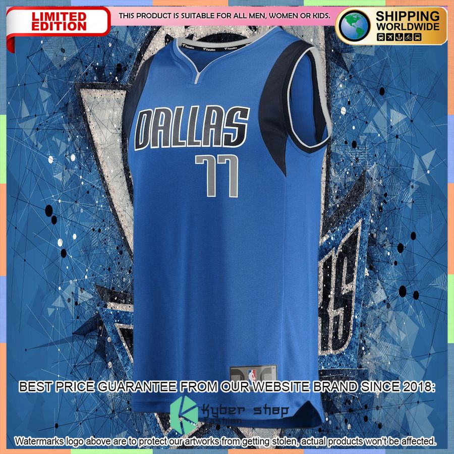 Luka Doncic Dallas Mavericks Youth Blue Basketball Jersey 5 Luka Doncic Dallas Mavericks Youth Blue Basketball Jersey word2