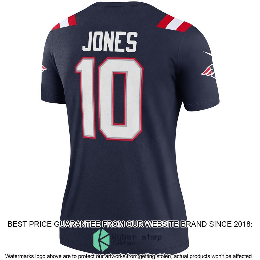 Mac Jones New England Patriots Women's Legend Navy Football Jersey 3 Mac Jones New England Patriots Women's Legend Navy Football Jersey word2