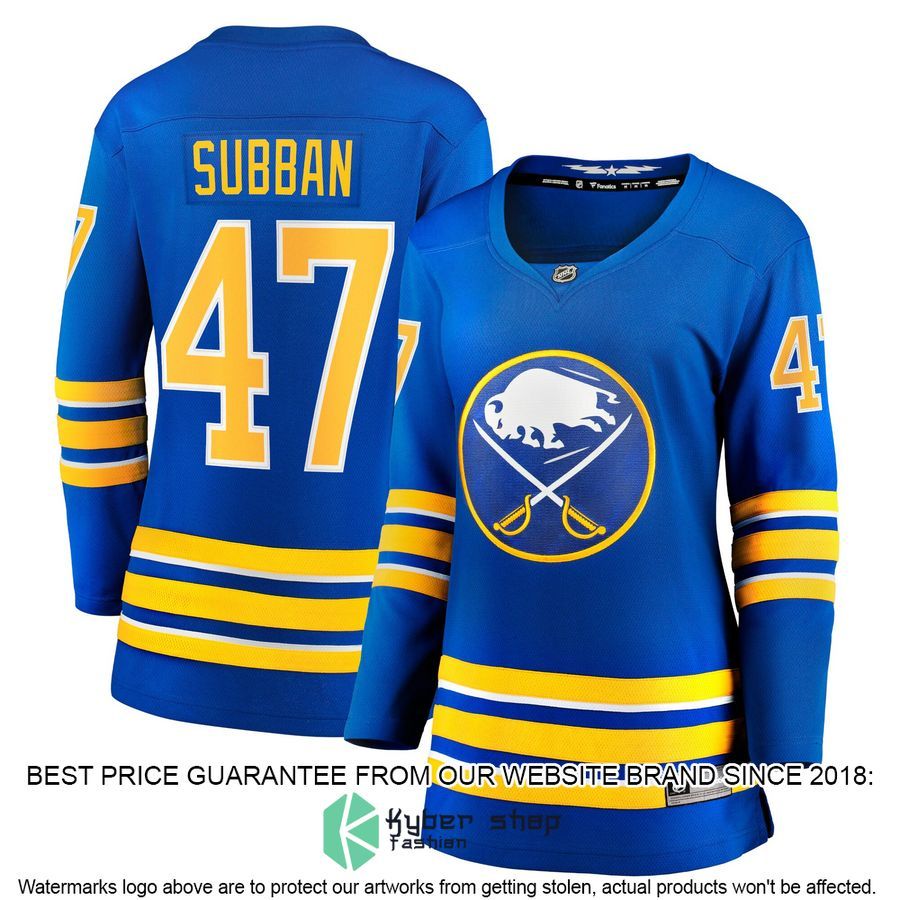 Malcolm Subban Buffalo Sabres Women's Royal Hockey Jersey