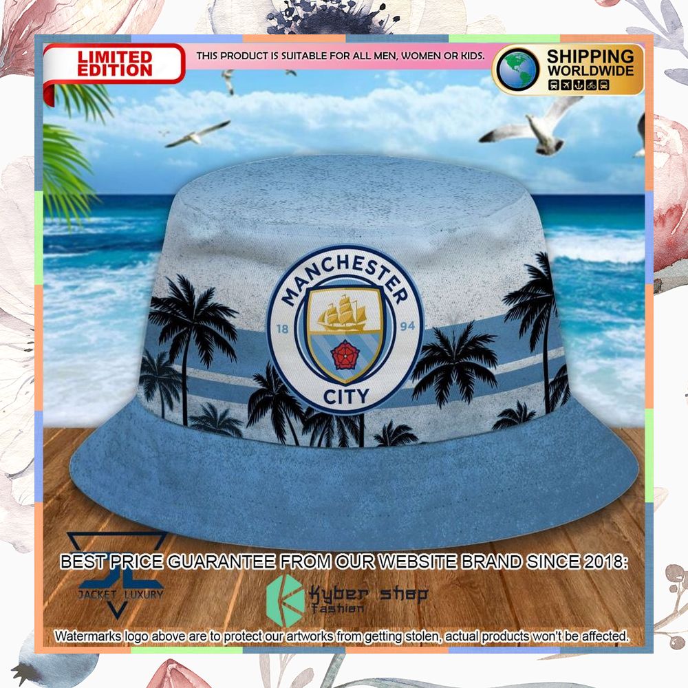 Manchester City F.C Bucket Hat 3 Manchester City F.C Bucket Hat word1