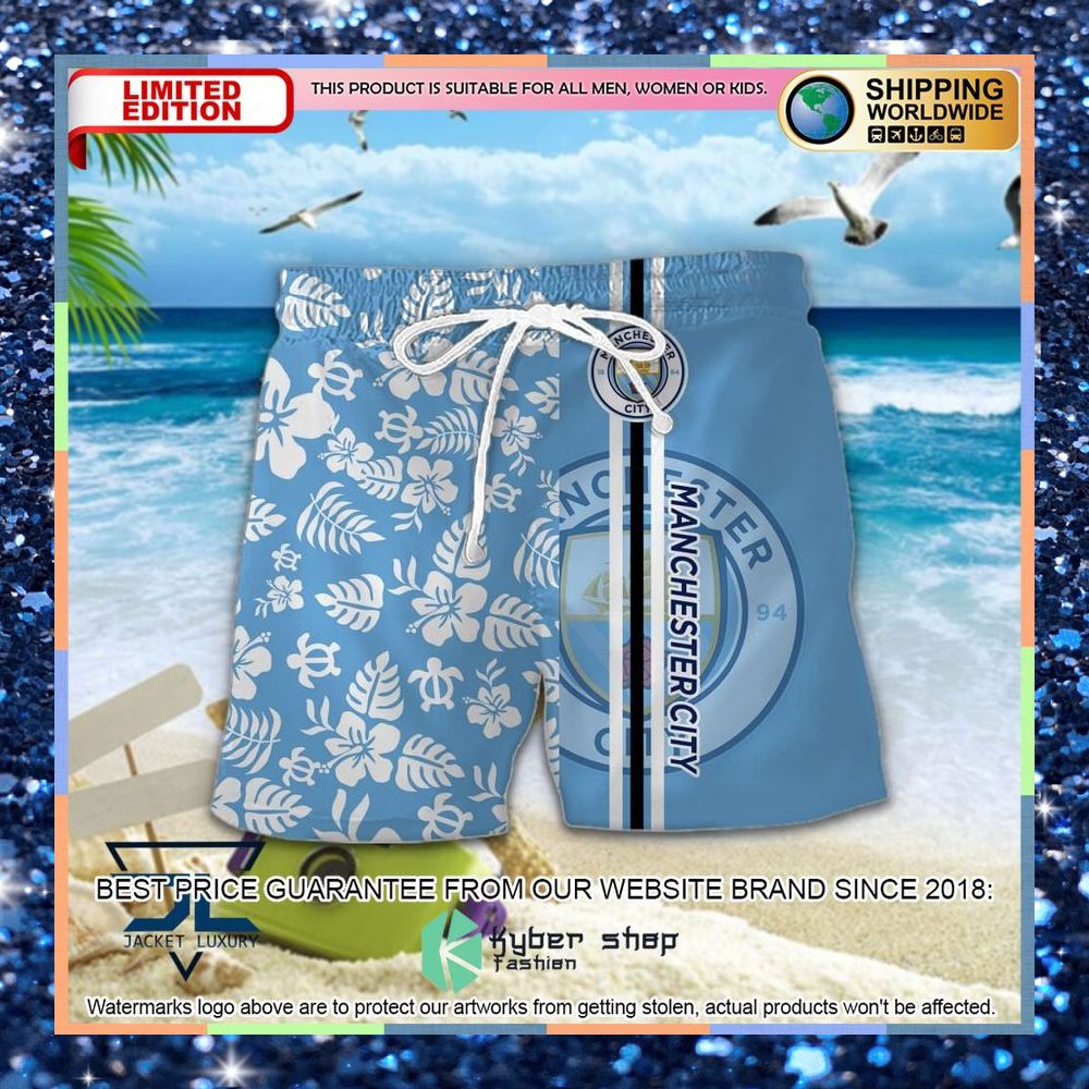 Manchester City F.C Flowers Hawaiian Shirt, Shorts 4 Manchester City F.C Flowers Hawaiian Shirt, Shorts word3