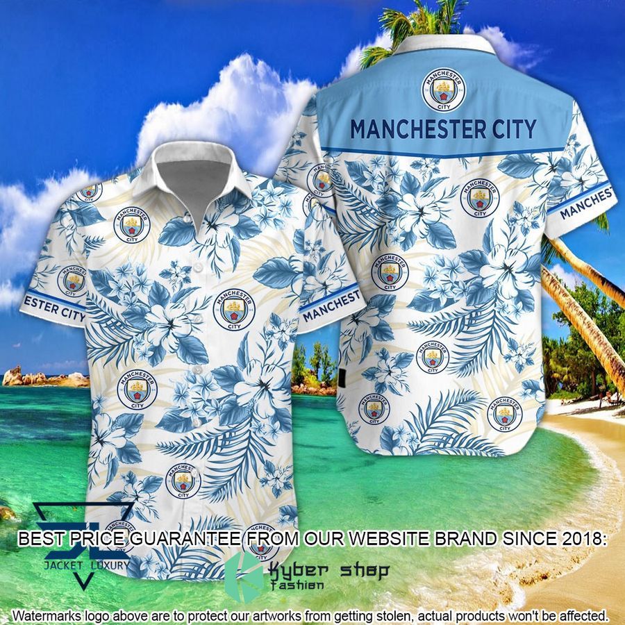 Manchester City F.C Logo Hawaiian Shirt, Shorts