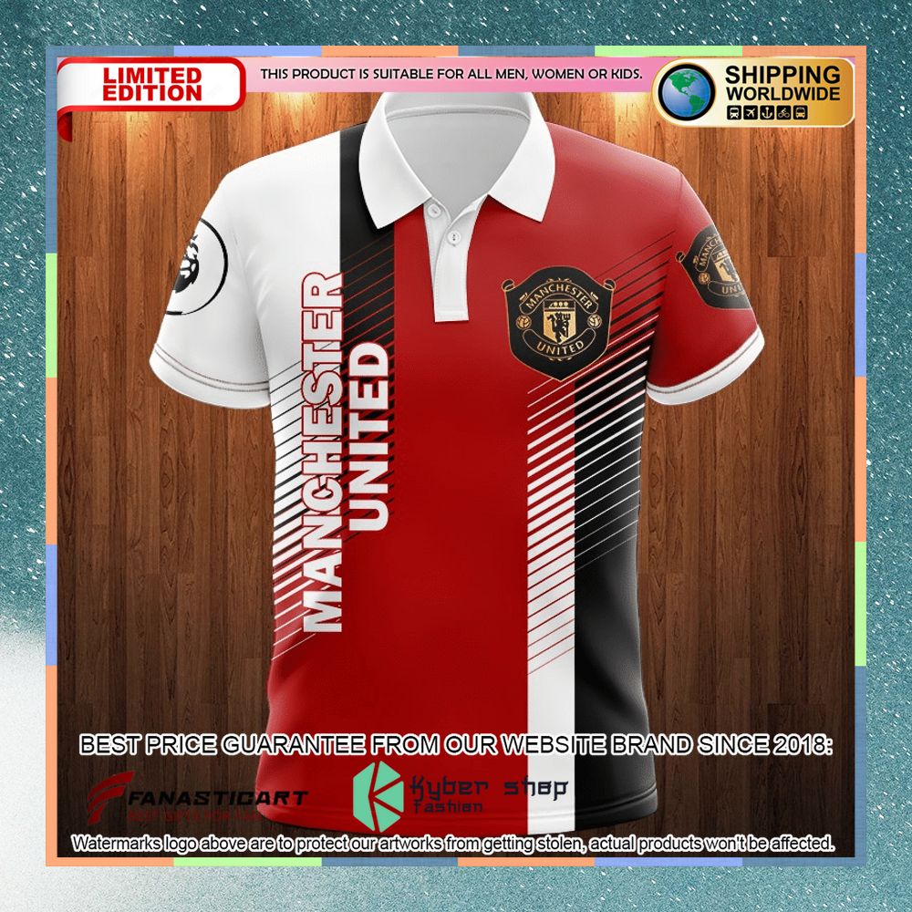 Manchester United FC Polo Shirt 3 Manchester United FC Polo Shirt word1