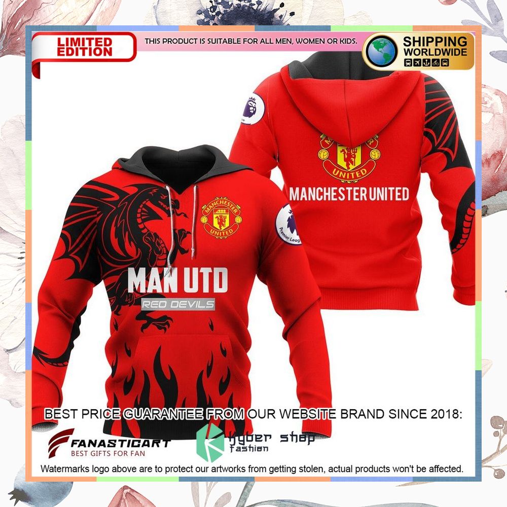 Manchester United FC Red Devils red Hoodie, Shirt 5 Manchester United FC Red Devils red Hoodie, Shirt word2