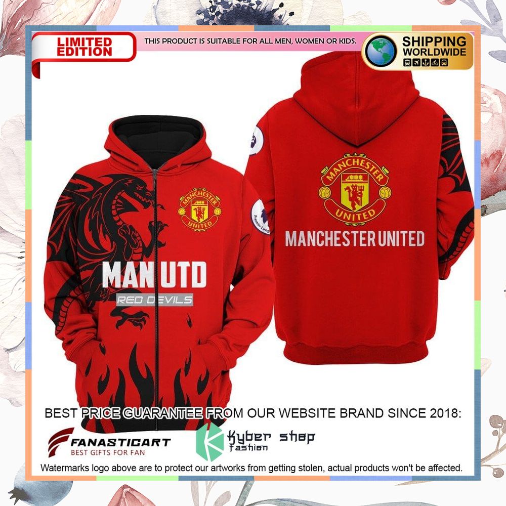 Manchester United FC Red Devils red Hoodie, Shirt 8 Manchester United FC Red Devils red Hoodie, Shirt word2