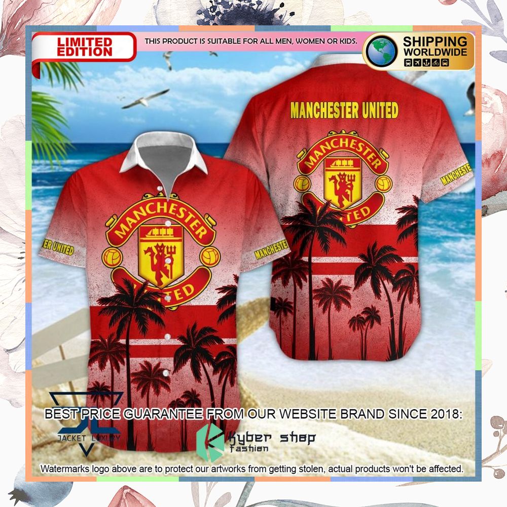 Manchester United Palm Tree Hawaiian Shirt, Shorts 5 Manchester United Palm Tree Hawaiian Shirt, Shorts word3