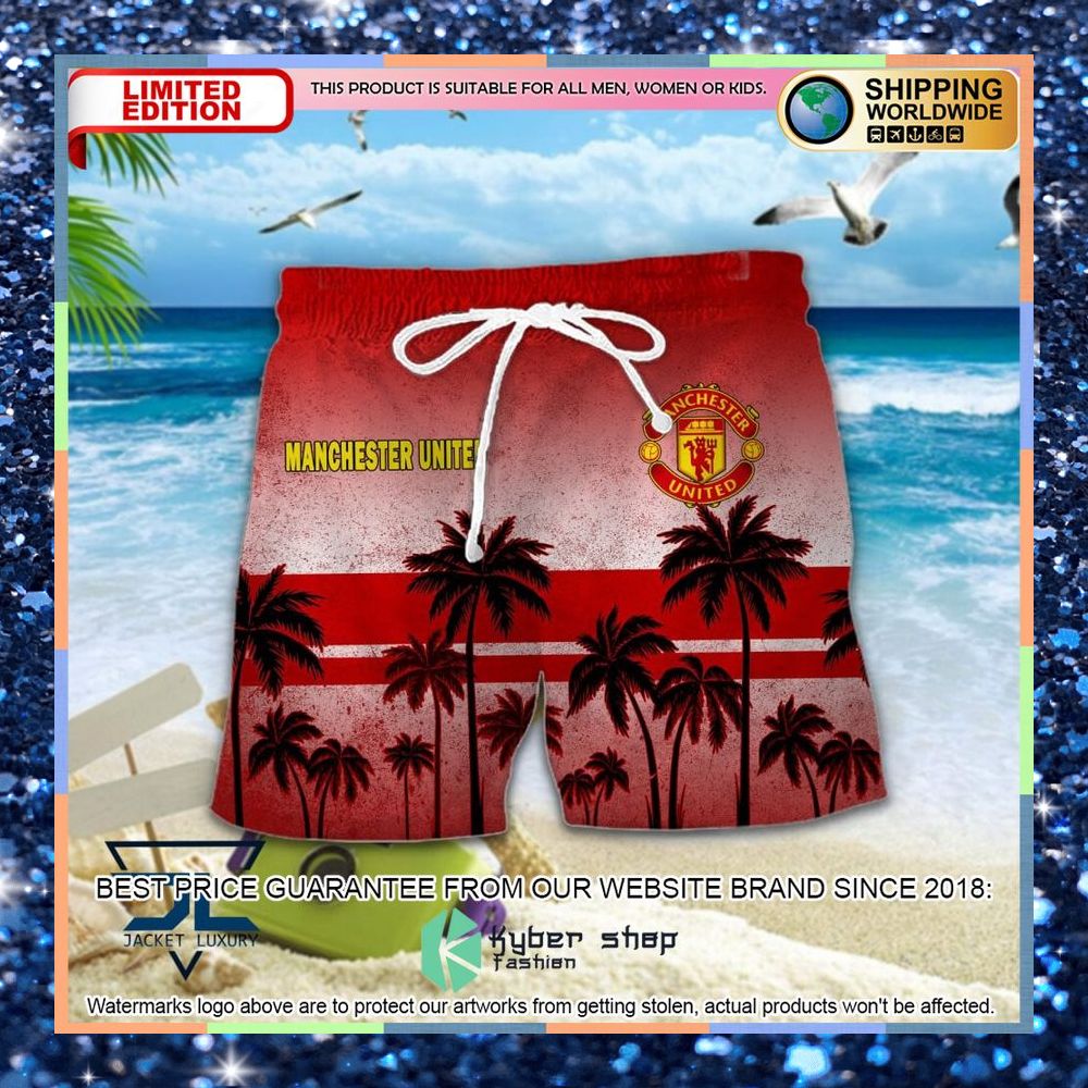 Manchester United Palm Tree Hawaiian Shirt, Shorts 4 Manchester United Palm Tree Hawaiian Shirt, Shorts word3