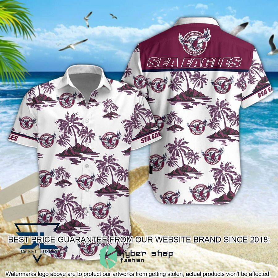 Manly Warringah Sea Eagles Hawaiian Shirt, Shorts