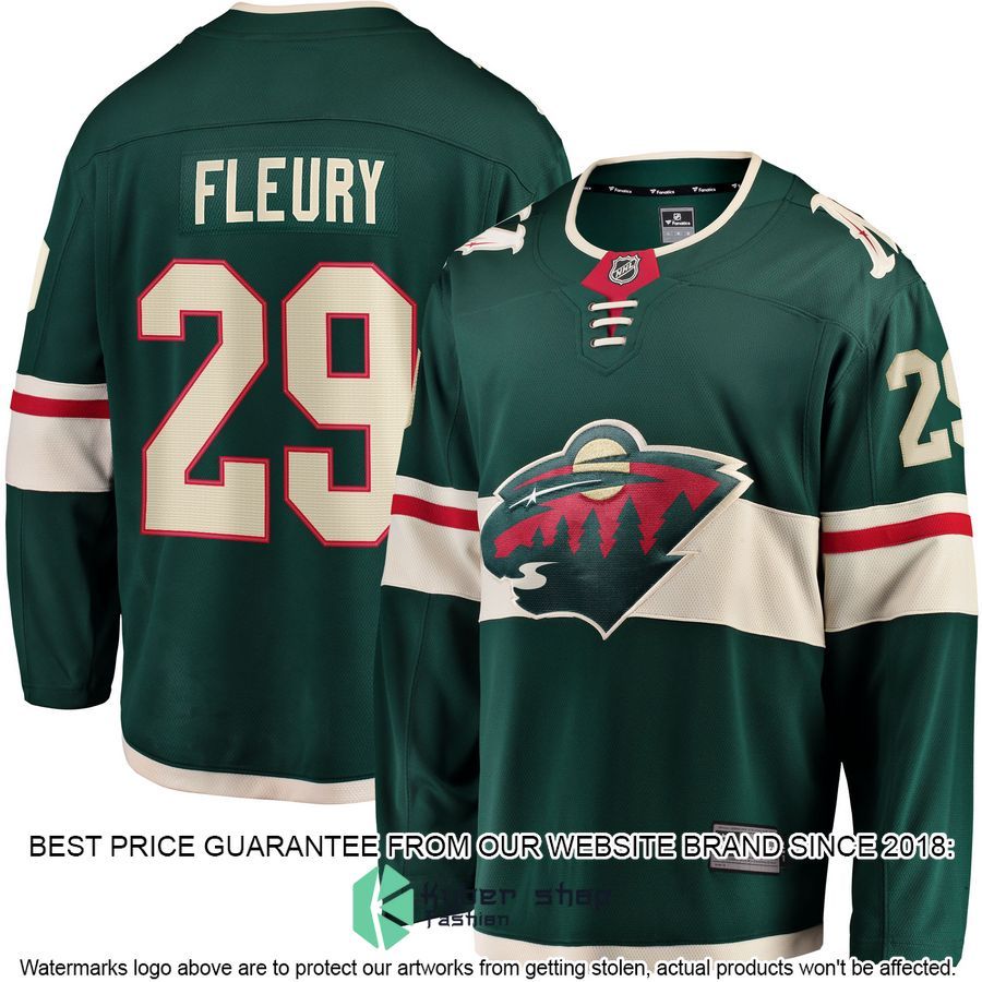 Marc-Andre Fleury Minnesota Wild Home Green Hockey Jersey