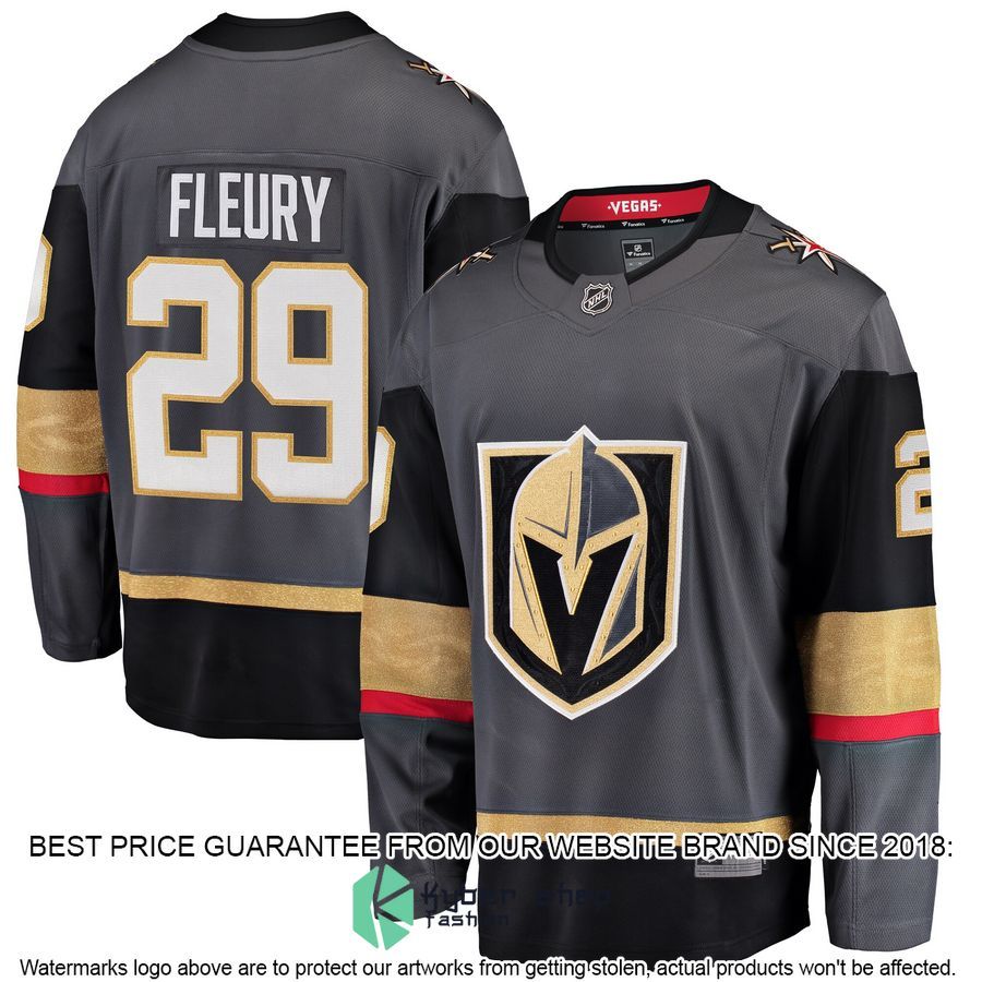 Marc-Andre Fleury Vegas Golden Knights Black Hockey Jersey