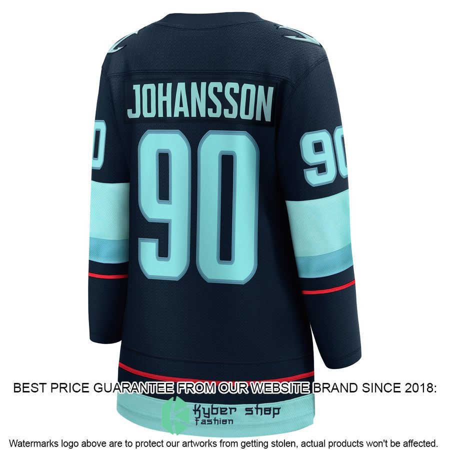 Marcus Johansson Seattle Kraken Women's Deep Sea Blue Hockey Jersey 3 Marcus Johansson Seattle Kraken Women's Deep Sea Blue Hockey Jersey word3