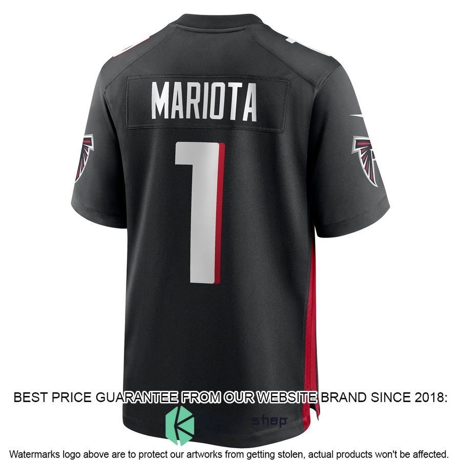 Marcus Mariota Atlanta Falcons Black Football Jersey 3 Marcus Mariota Atlanta Falcons Black Football Jersey word3