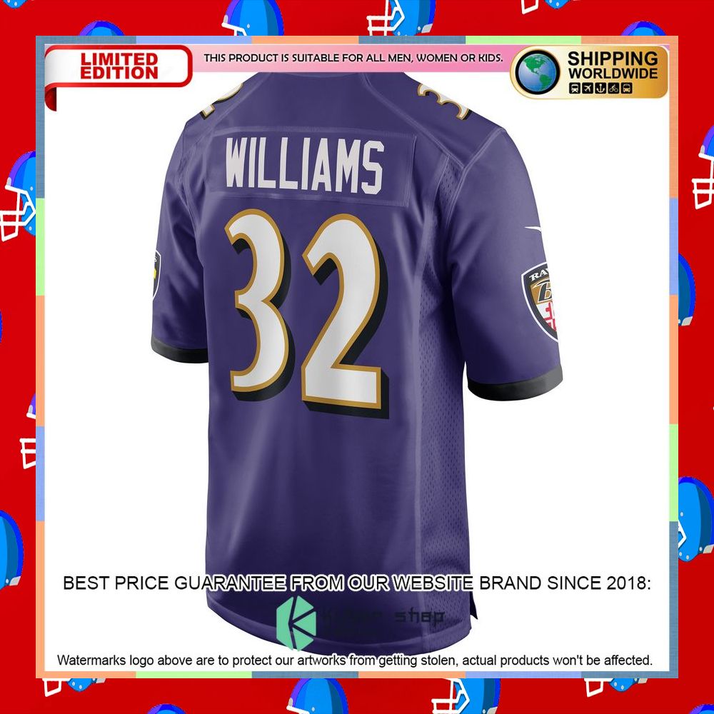 Marcus Williams Baltimore Ravens Purple Football Jersey 7 Marcus Williams Baltimore Ravens Purple Football Jersey word3