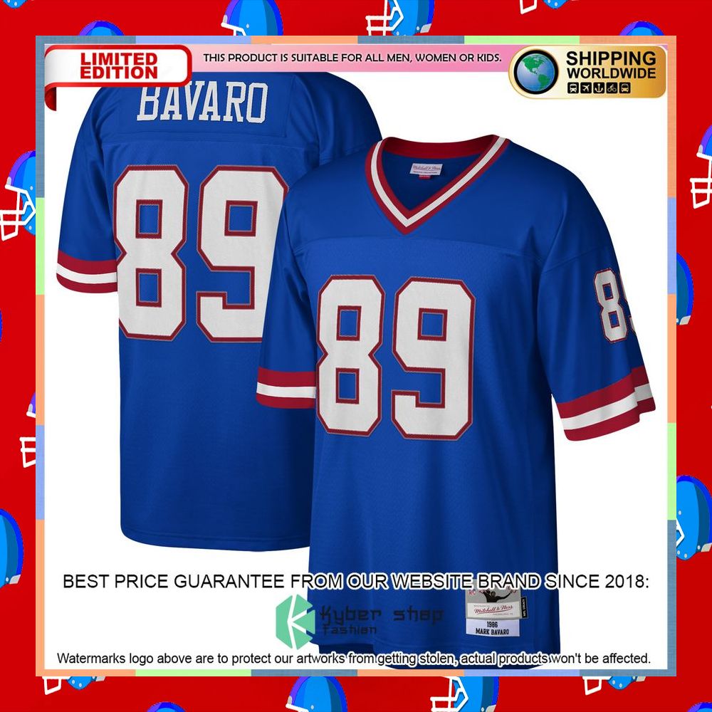 Mark Bavaro New York Giants Mitchell & Ness Legacy Replica Royal Football Jersey 5 Mark Bavaro New York Giants Mitchell & Ness Legacy Replica Royal Football Jersey word1