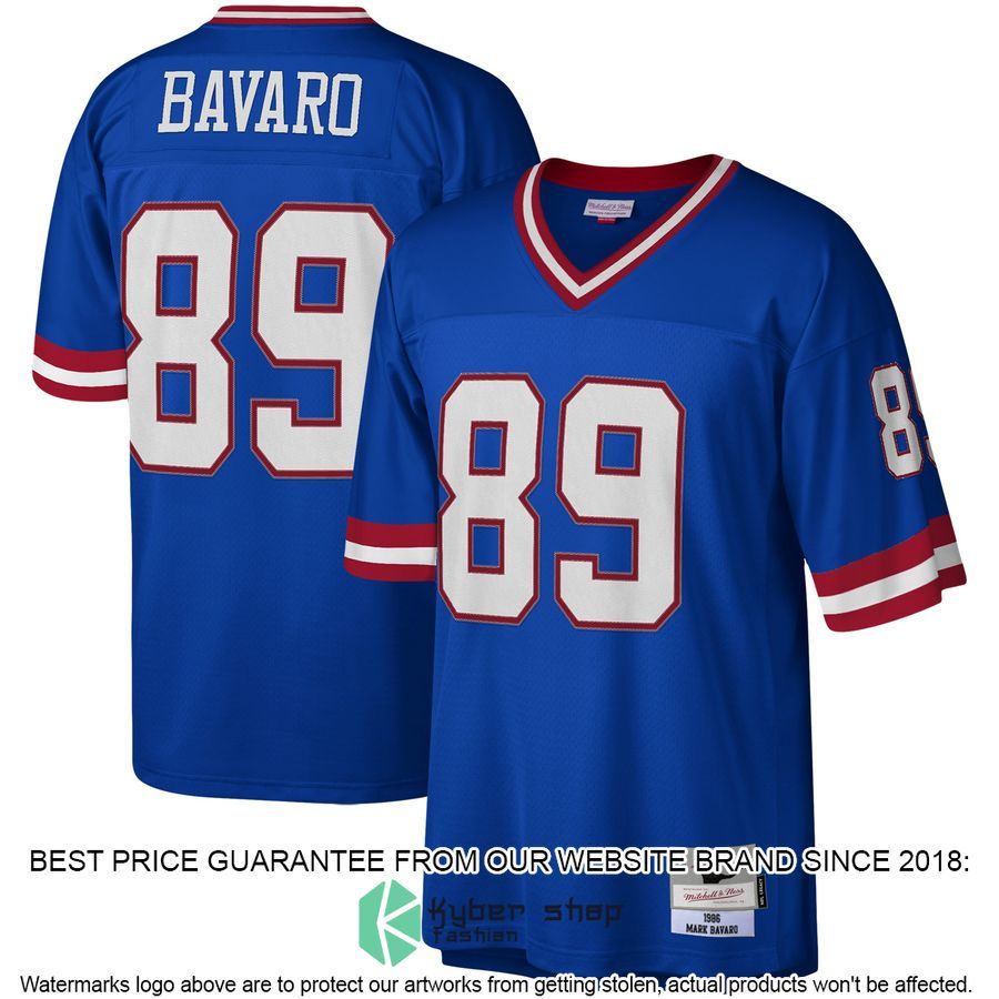 Mark Bavaro New York Giants Mitchell & Ness Legacy Replica Royal Football Jersey 4 Mark Bavaro New York Giants Mitchell & Ness Legacy Replica Royal Football Jersey word1