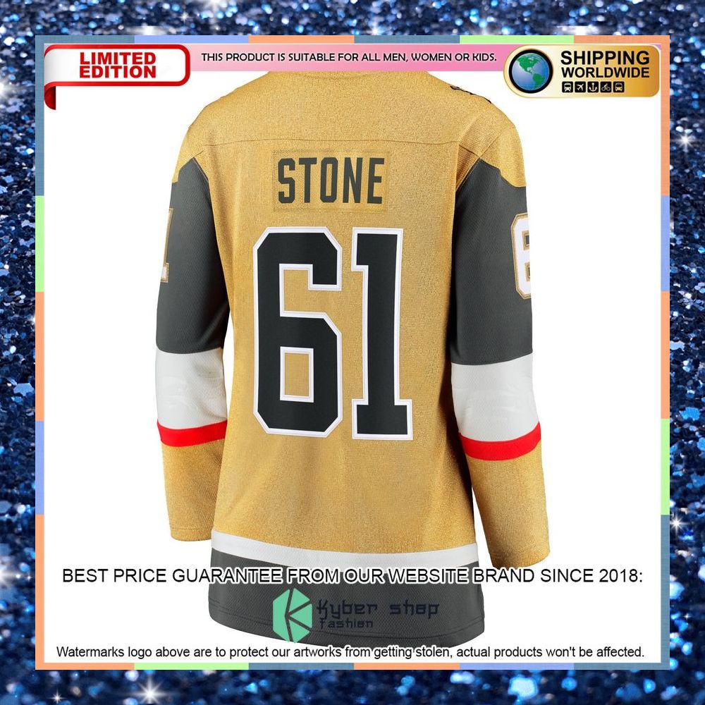Mark Stone Vegas Golden Knights Women's Captain Patch Alternate Premier Gold Hockey Jersey 7 Mark Stone Vegas Golden Knights Women's Captain Patch Alternate Premier Gold Hockey Jersey word1