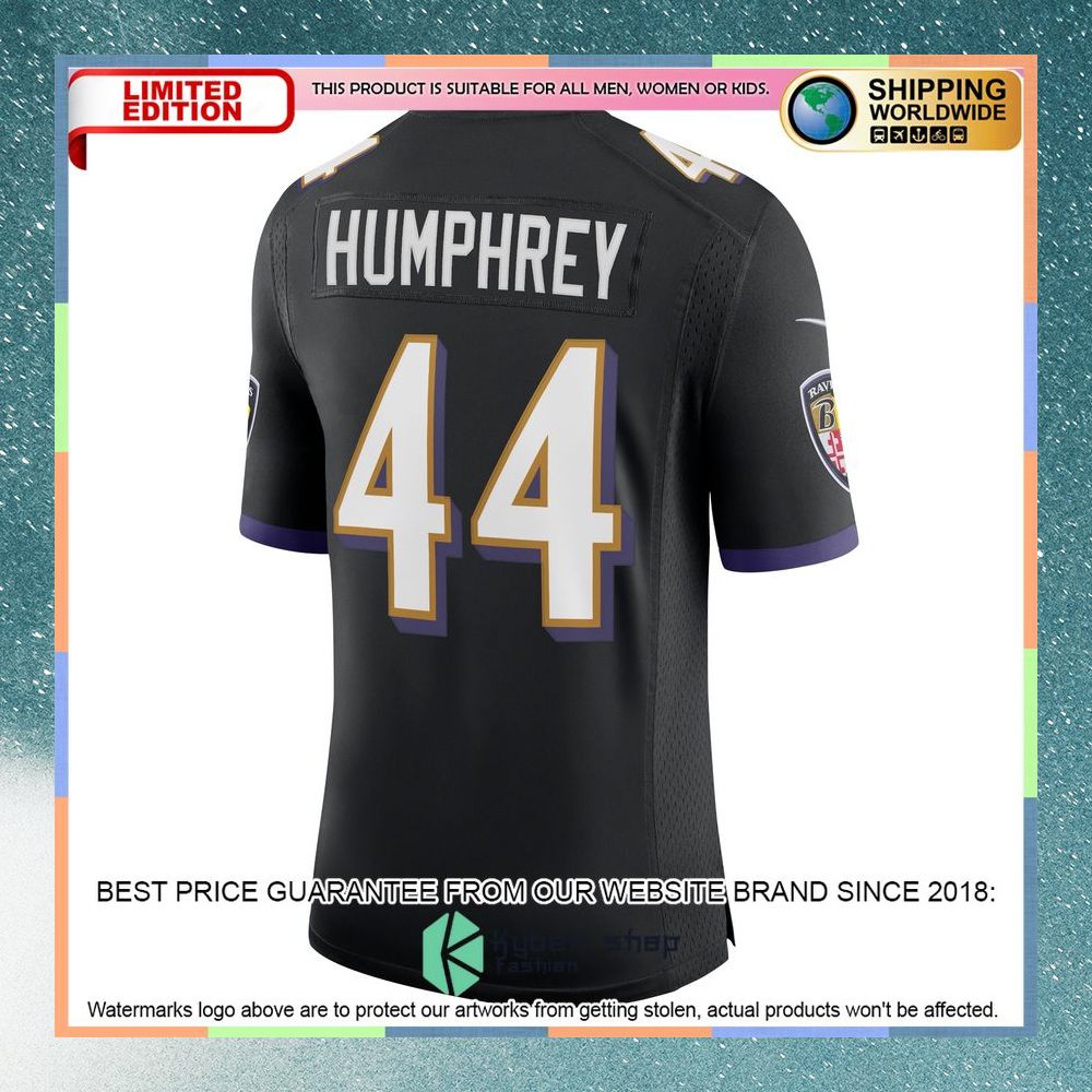 Marlon Humphrey Baltimore Ravens Vapor Black Football Jersey 7 Marlon Humphrey Baltimore Ravens Vapor Black Football Jersey word3