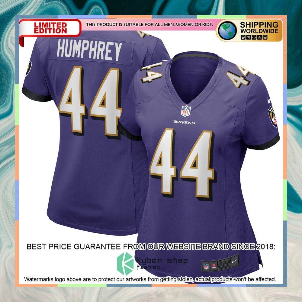 Marlon Humphrey Baltimore Ravens Women's Purple Football Jersey 6 Marlon Humphrey Baltimore Ravens Women's Purple Football Jersey word2