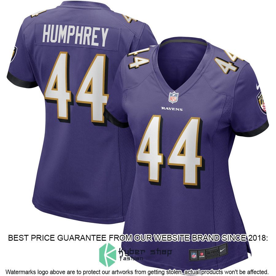 Marlon Humphrey Baltimore Ravens Women's Purple Football Jersey