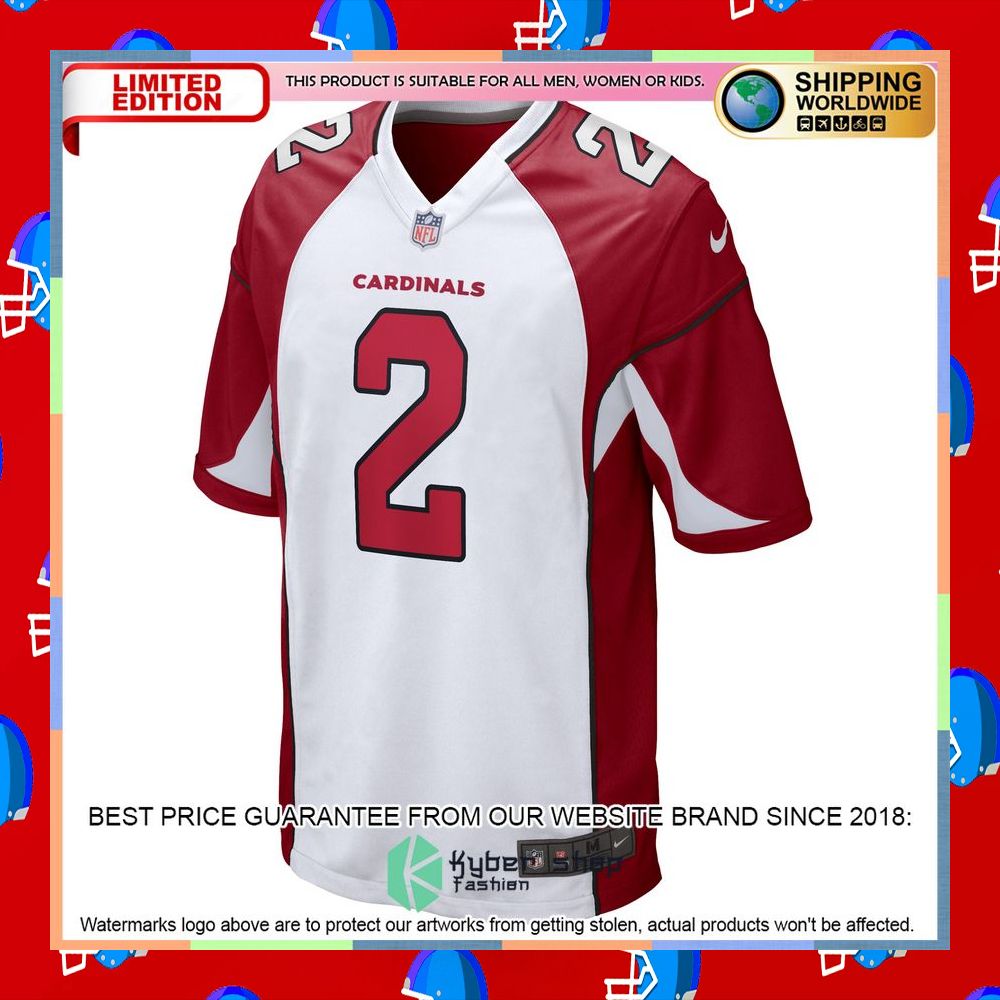 Marquise Brown Arizona Cardinals White Football Jersey 7 Marquise Brown Arizona Cardinals White Football Jersey word1