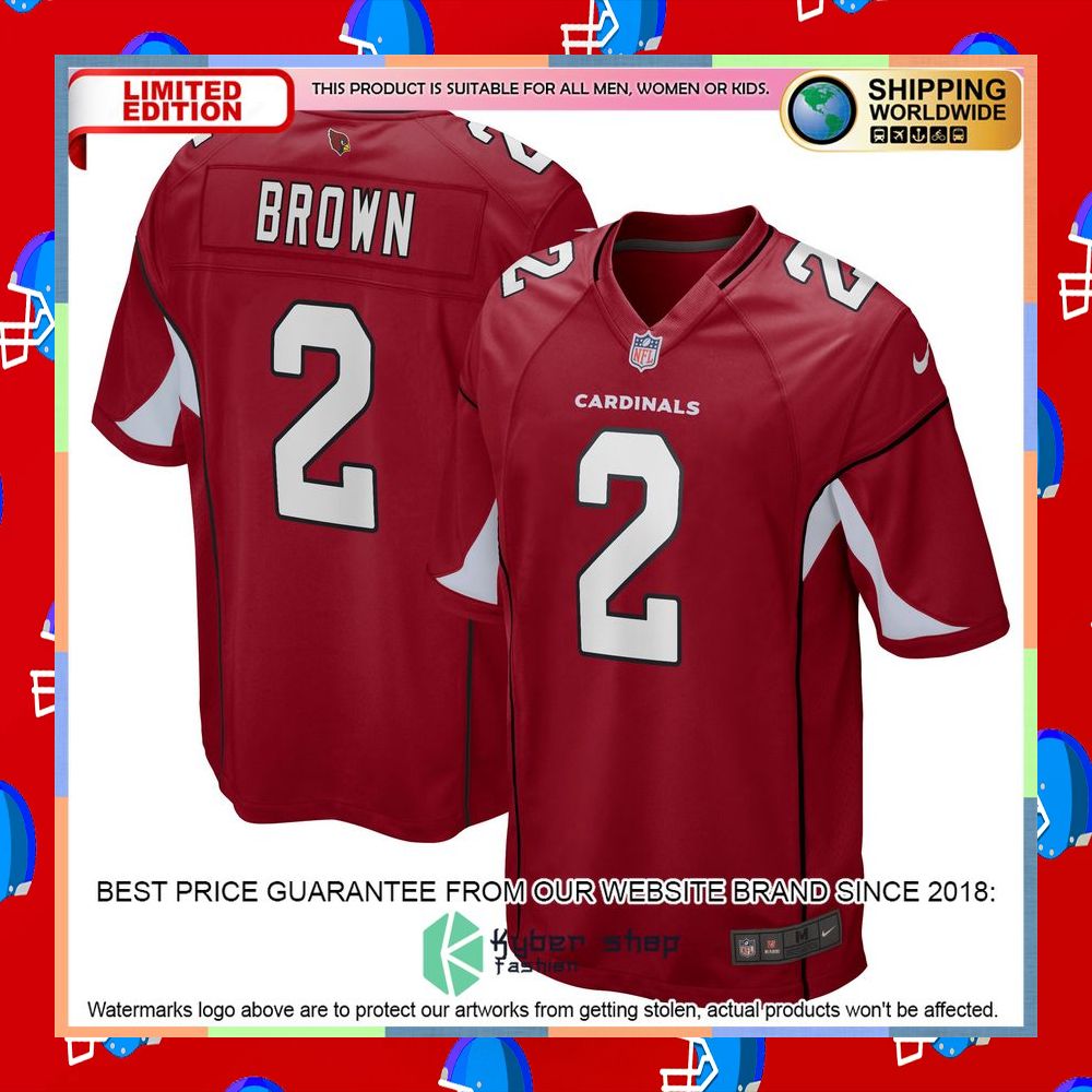Marquise Brown Arizona Cardinals White Football Jersey 10 Marquise Brown Arizona Cardinals White Football Jersey word1