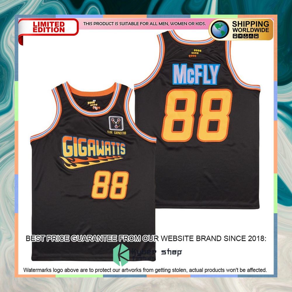 Marty McFly Gigawatts Basketball Jersey 4 Marty McFly Gigawatts Basketball Jersey word1