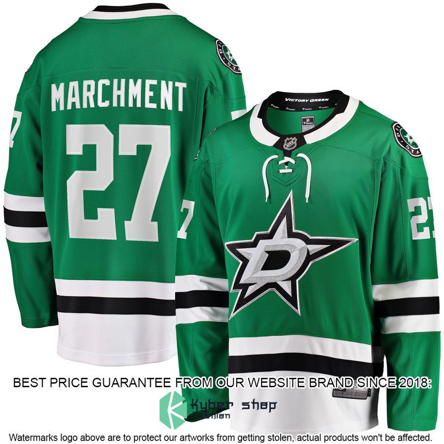Mason Marchment Dallas Stars Home Kelly Green Hockey Jersey 4 Mason Marchment Dallas Stars Home Kelly Green Hockey Jersey word1