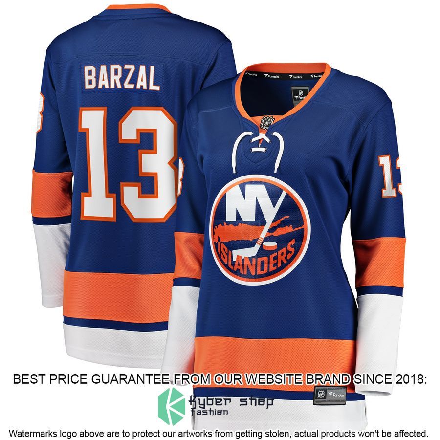 Mathew Barzal New York Islanders Women's Home Premier Royal Hockey Jersey