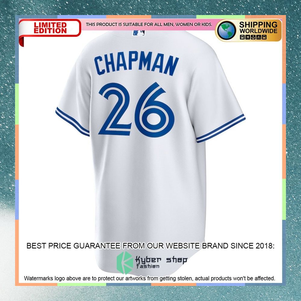 Matt Chapman Toronto Blue Jays Player White Baseball Jersey 6 Matt Chapman Toronto Blue Jays Player White Baseball Jersey word2