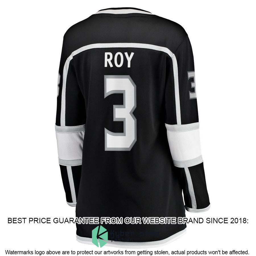 Matt Roy Los Angeles Kings Women's Team Black Hockey Jersey 3 Matt Roy Los Angeles Kings Women's Team Black Hockey Jersey word3