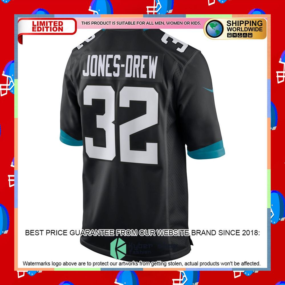 Maurice JonesDrew Jacksonville Jaguars Black Football Jersey 7 Maurice JonesDrew Jacksonville Jaguars Black Football Jersey word2