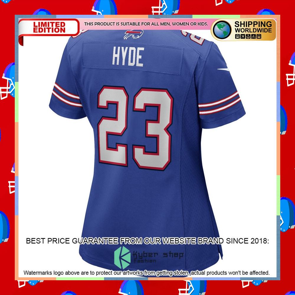 Micah Hyde Buffalo Bills Women's Royal Football Jersey 7 Micah Hyde Buffalo Bills Women's Royal Football Jersey word3