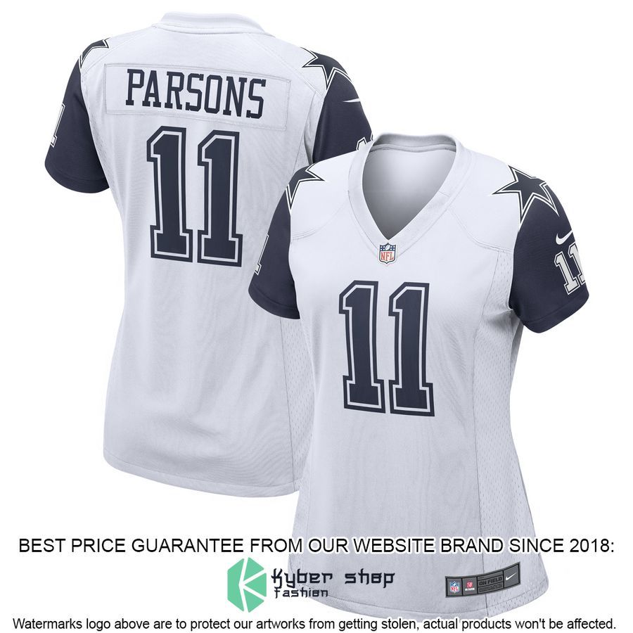 Micah Parsons Dallas Cowboys Women's Alternate White Football Jersey