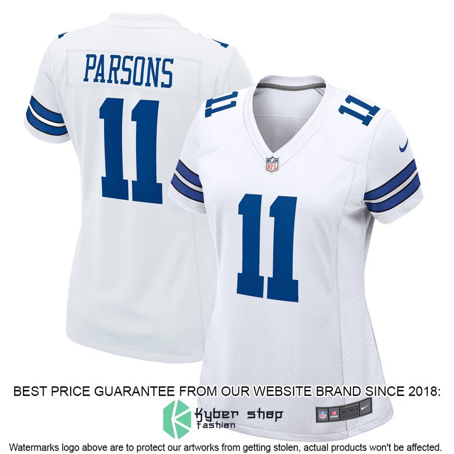 Micah Parsons Dallas Cowboys Women's White Football Jersey 4 Micah Parsons Dallas Cowboys Women's White Football Jersey word3