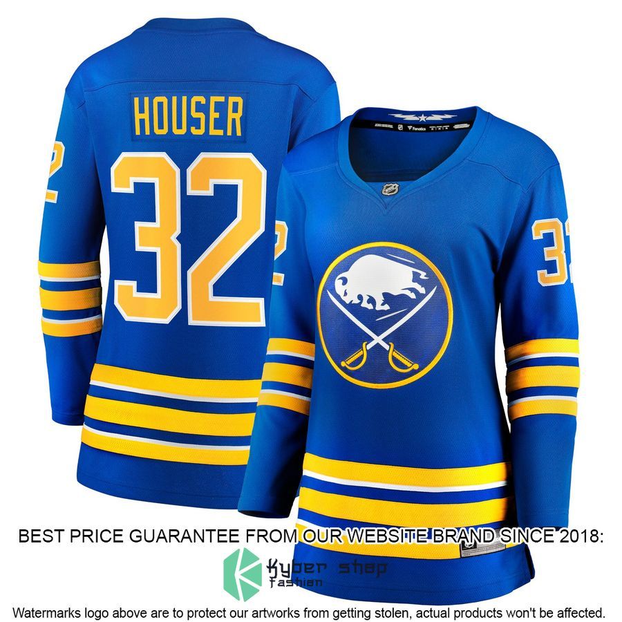 Michael Houser Buffalo Sabres Women's Royal Hockey Jersey