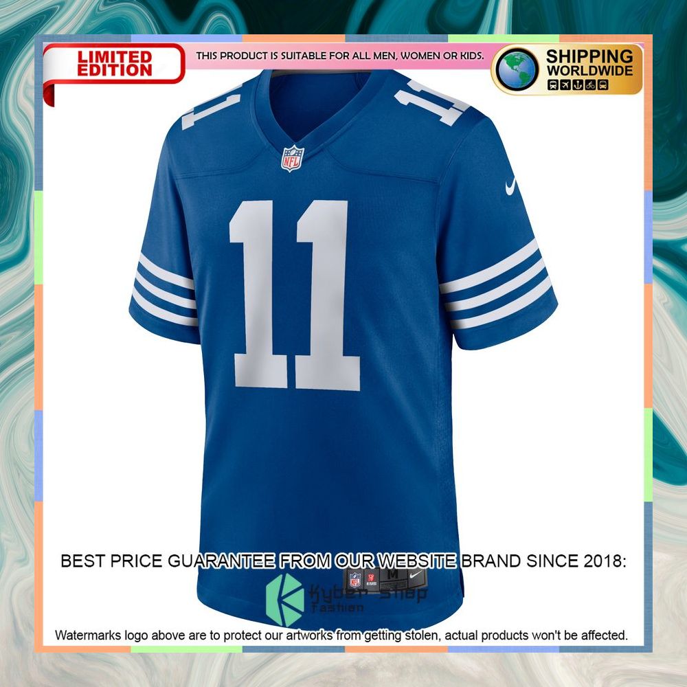Michael Pittman Jr. Indianapolis Colts Alternate Royal Football Jersey 6 Michael Pittman Jr. Indianapolis Colts Alternate Royal Football Jersey word3
