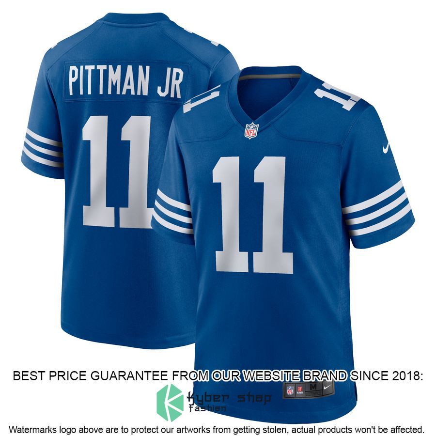 Michael Pittman Jr. Indianapolis Colts Alternate Royal Football Jersey 4 Michael Pittman Jr. Indianapolis Colts Alternate Royal Football Jersey word3
