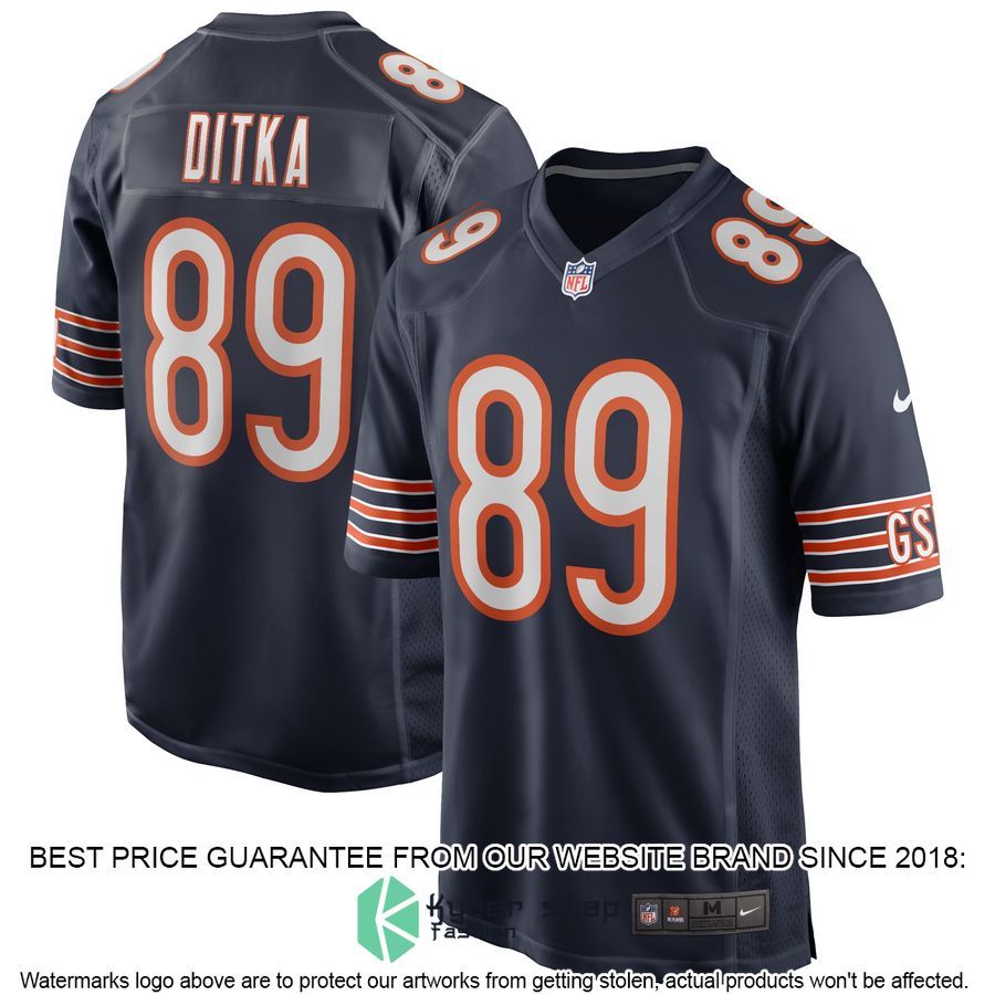 Mike Ditka Chicago Bears Orange Football Jersey 5 Mike Ditka Chicago Bears Orange Football Jersey word3