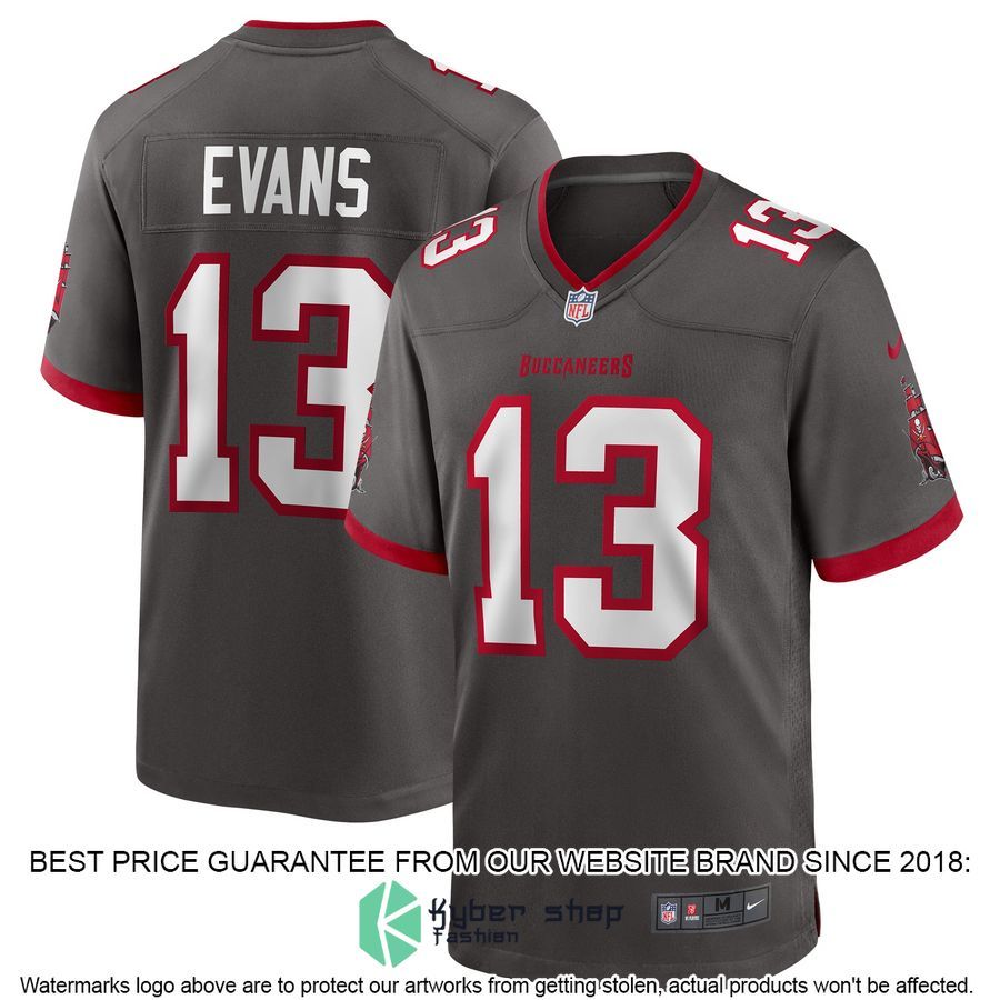 Mike Evans Tampa Bay Buccaneers Alternate Pewter Football Jersey 4 Mike Evans Tampa Bay Buccaneers Alternate Pewter Football Jersey word3