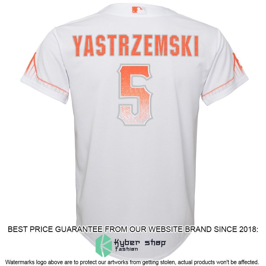 Mike Yastrzemski San Francisco Giants Youth City Connect Player White Baseball Jersey 3 Mike Yastrzemski San Francisco Giants Youth City Connect Player White Baseball Jersey word3